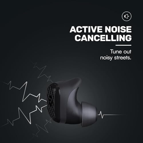 Raycon Impact Earbuds Military-Grade Impact Resistant, IP67 Bluetooth Earbuds with Stereo Sound, 90 Hours of Battery Life, Active Noise Cancellation (Black) - Image 5